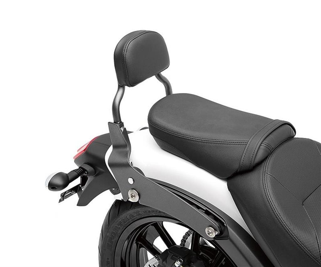 KQR Passenger Backrest, Black (Vulcan S)
