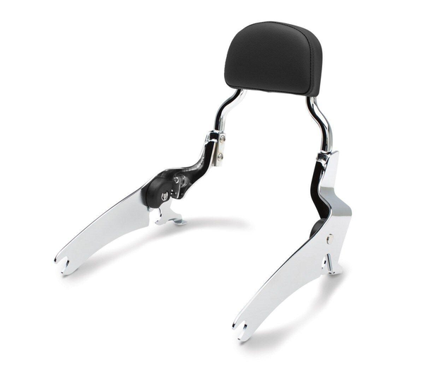KQR Passenger Backrest, Chrome (Vulcan S)