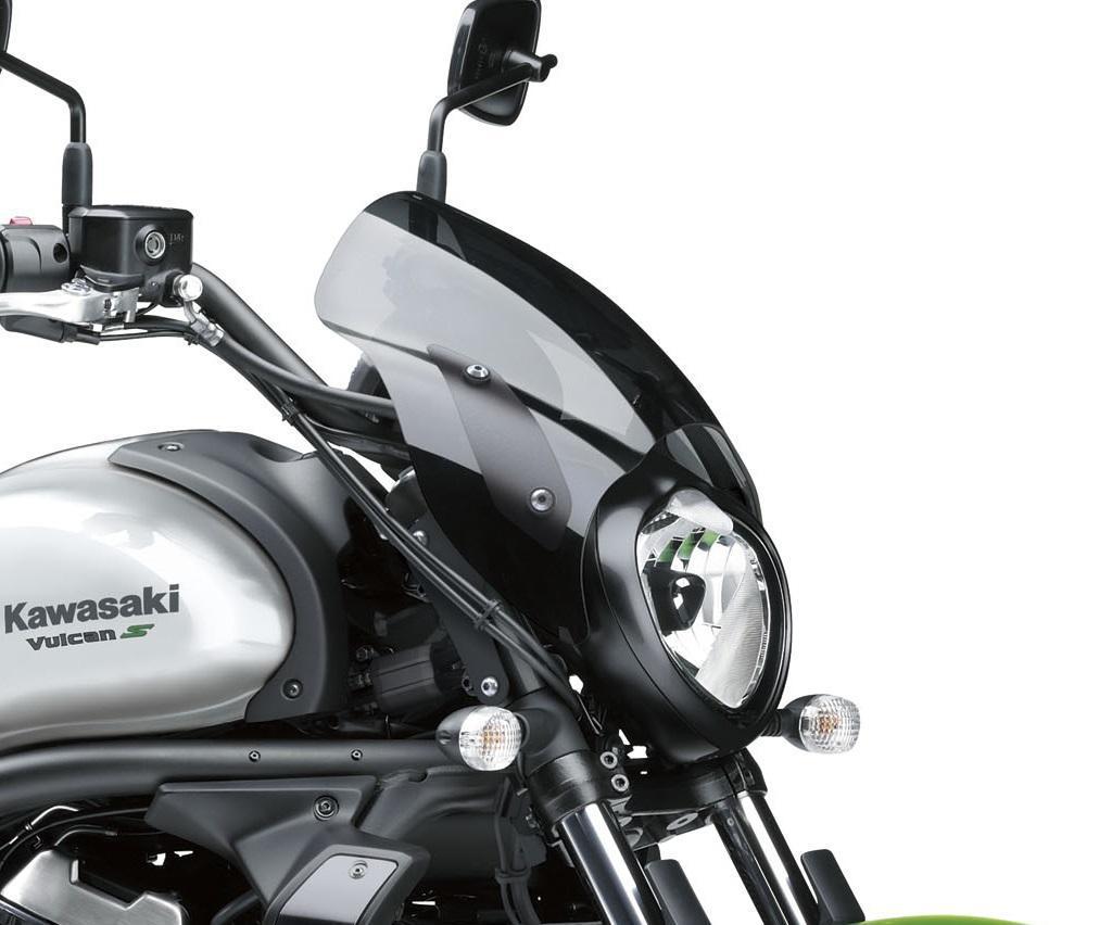 Café Style Smoke Windscreen (Vulcan S)
