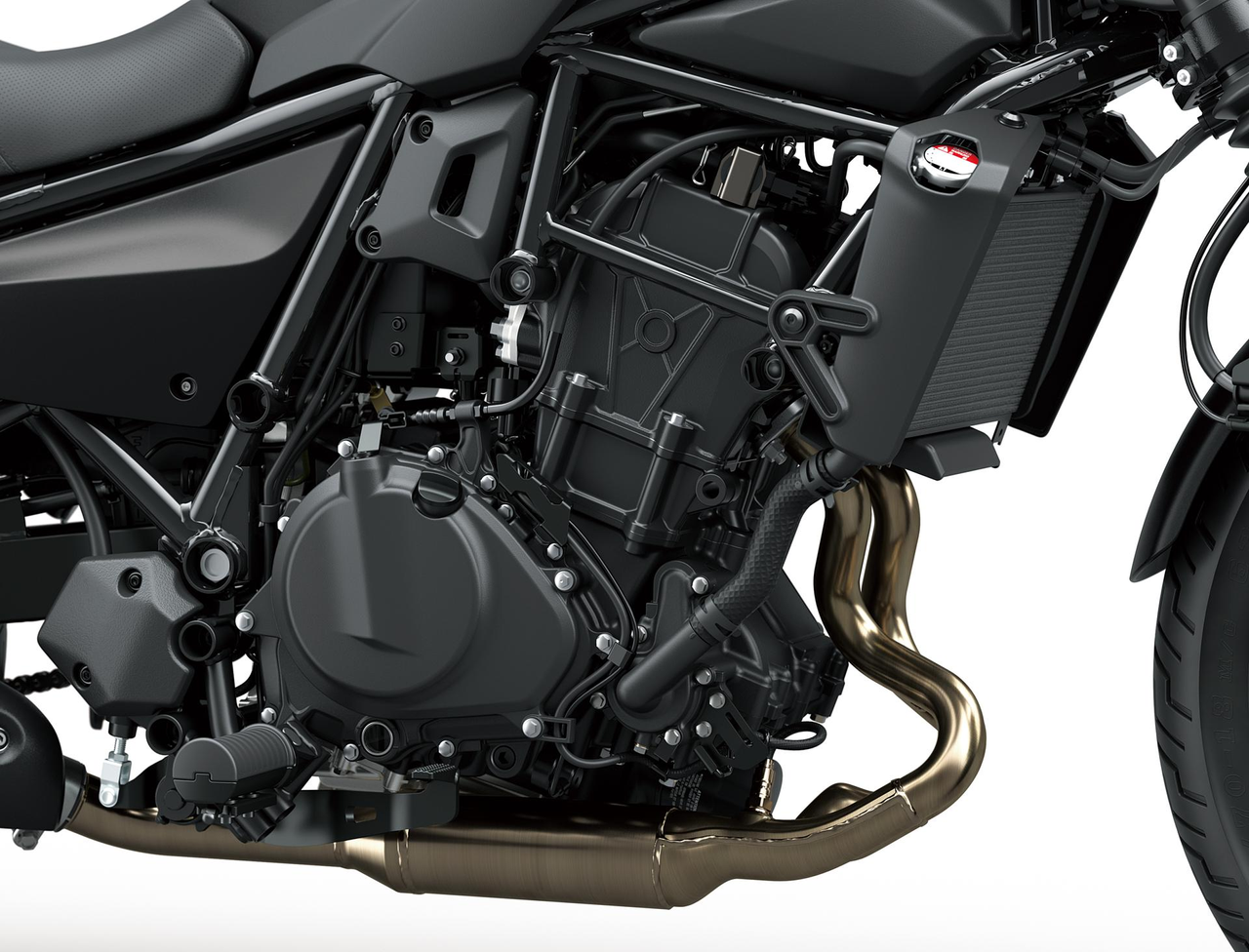 Paralelný dvojvalcový motor Ninja s výkonom v nízkych otáčkach