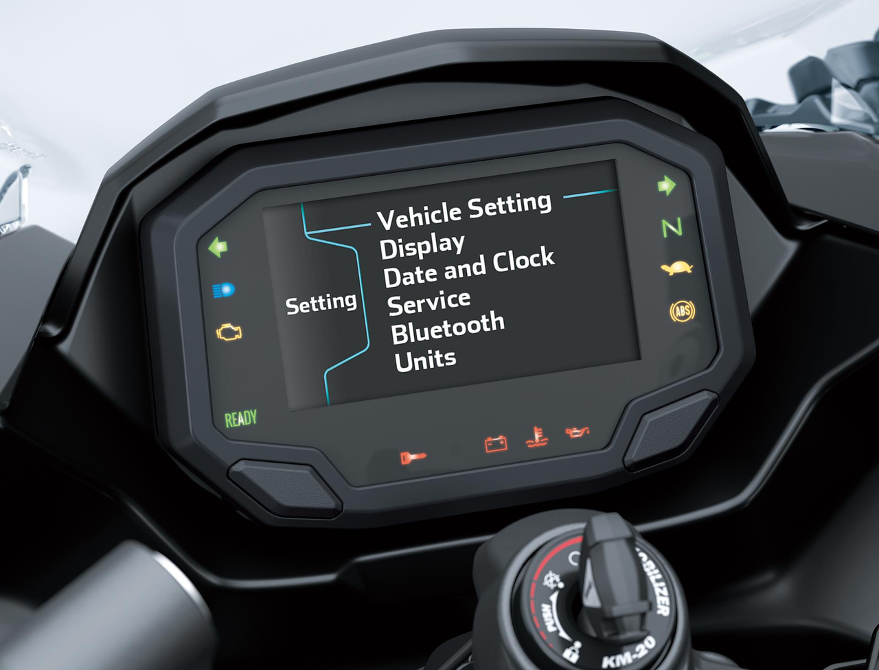 Plnofarebný prístrojový panel TFT s pripojením na smartfón