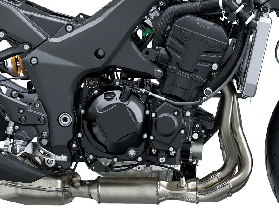 Radový štvorvalec s objemom 1 099 cm³: Zväčšený zdvihový objem pre lepší výkon v nízkych a stredných otáčkach.